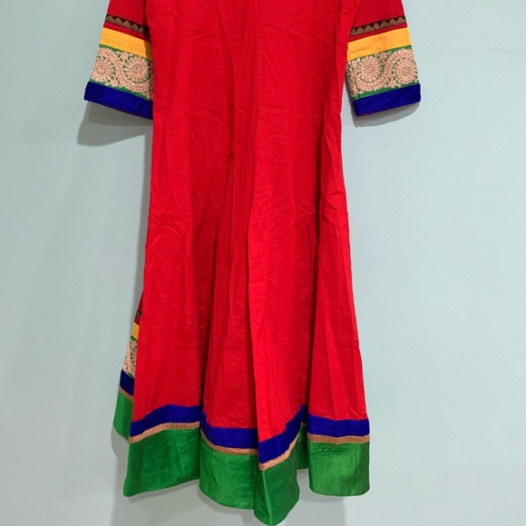 Semi part wear long kurta Indian designer - Picture 2 of 7